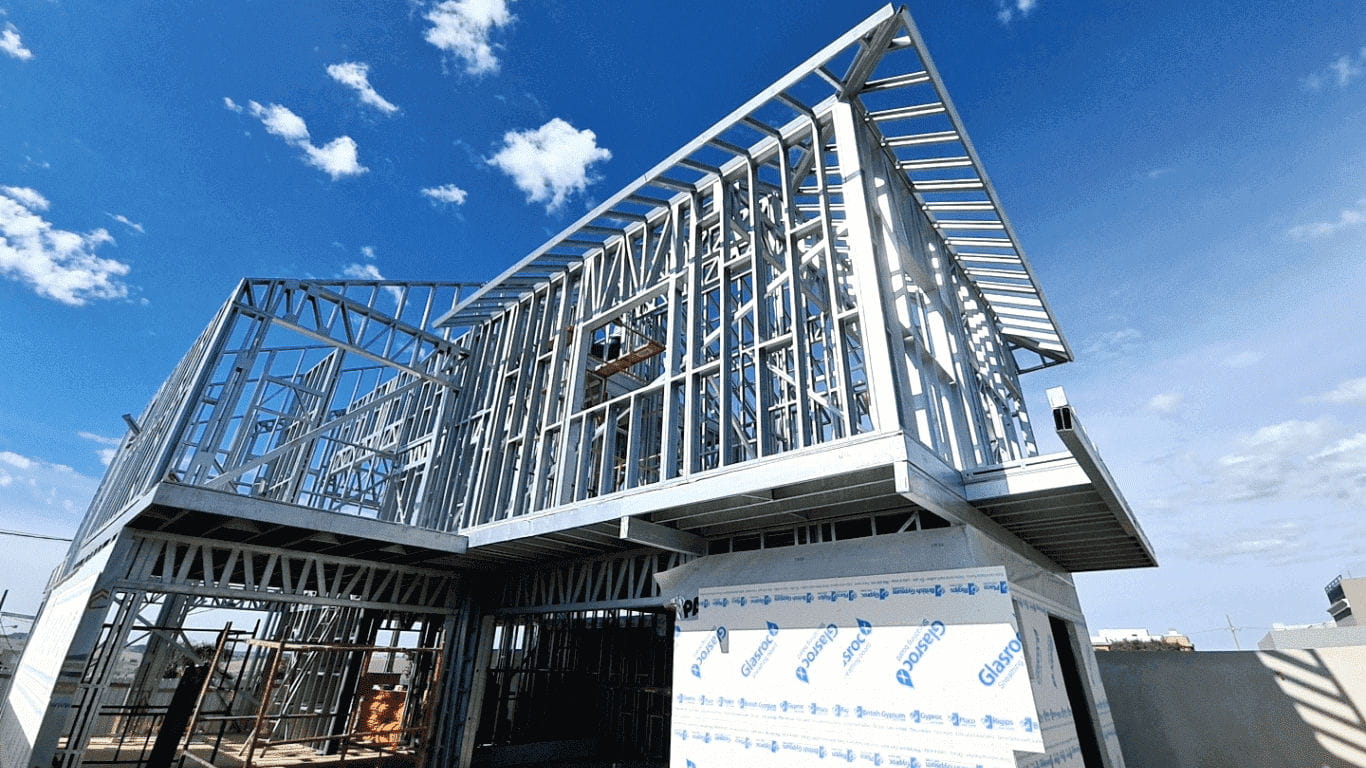 Metces light gauge steel frame installation