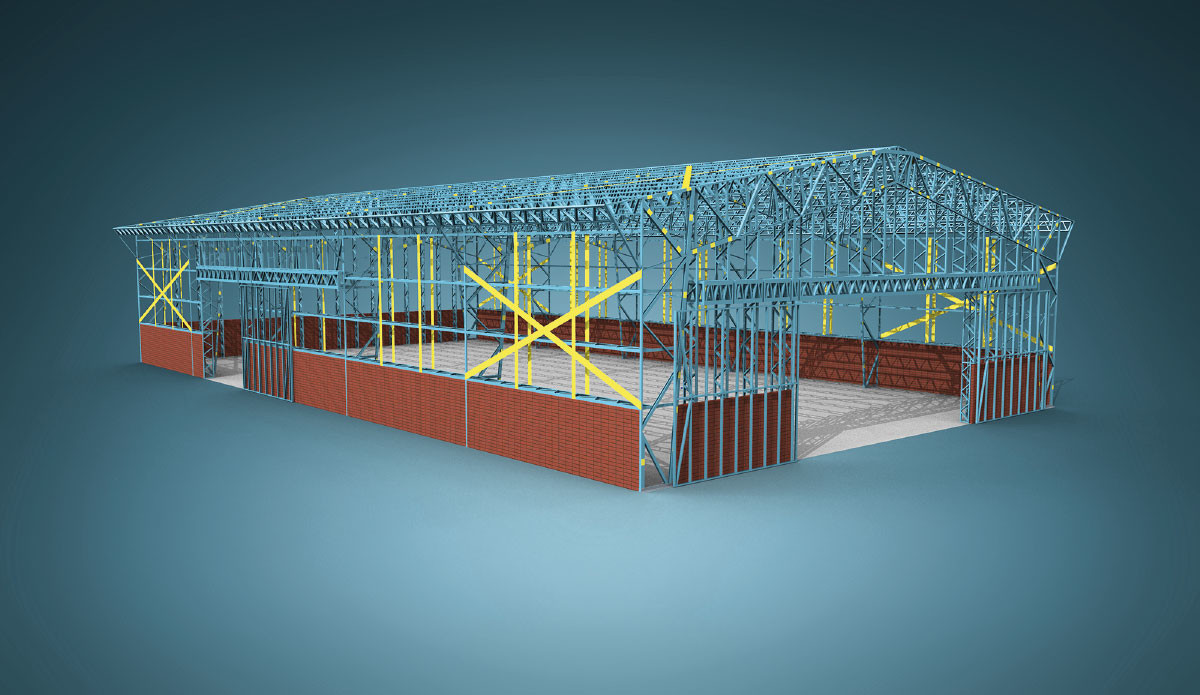 Light gauge steel frame construction